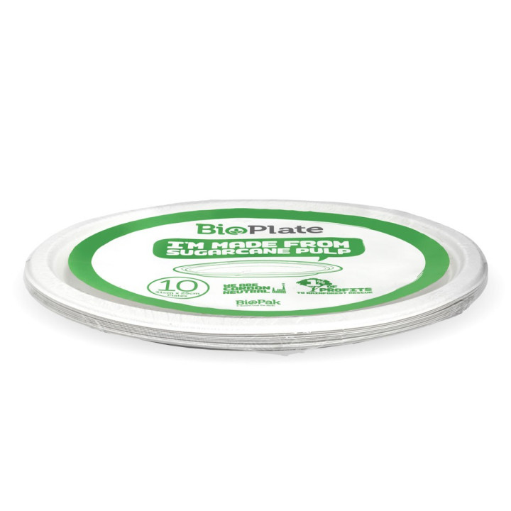 31cm oval plates - 10pk - white  120 pcs