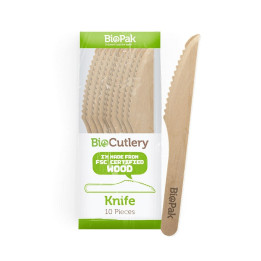 16cm knife - 10pk - wood  960 pcs