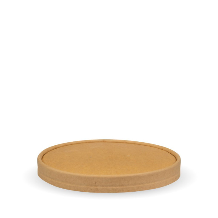 1000ml Large BioBowl Lid -Kraft  400 pcs