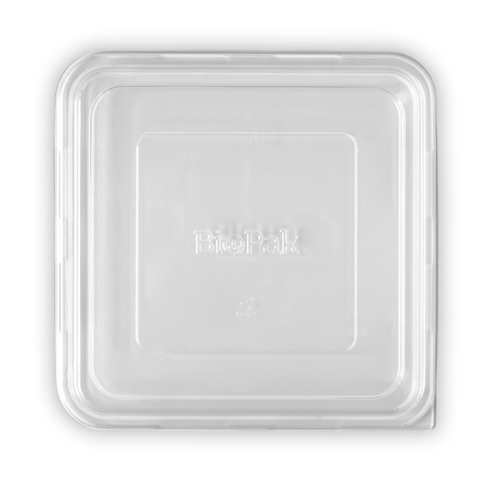3/4/5 Compartment RPET Takeaway LARGE Lid - clear  300 pcs