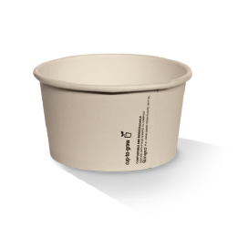 8oz Ice-Cream Cup Bamboo Paper PLA Coated  1000 pcs