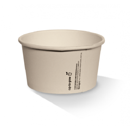 8oz Ice-Cream Cup Bamboo Paper PLA Coated  1000 pcs