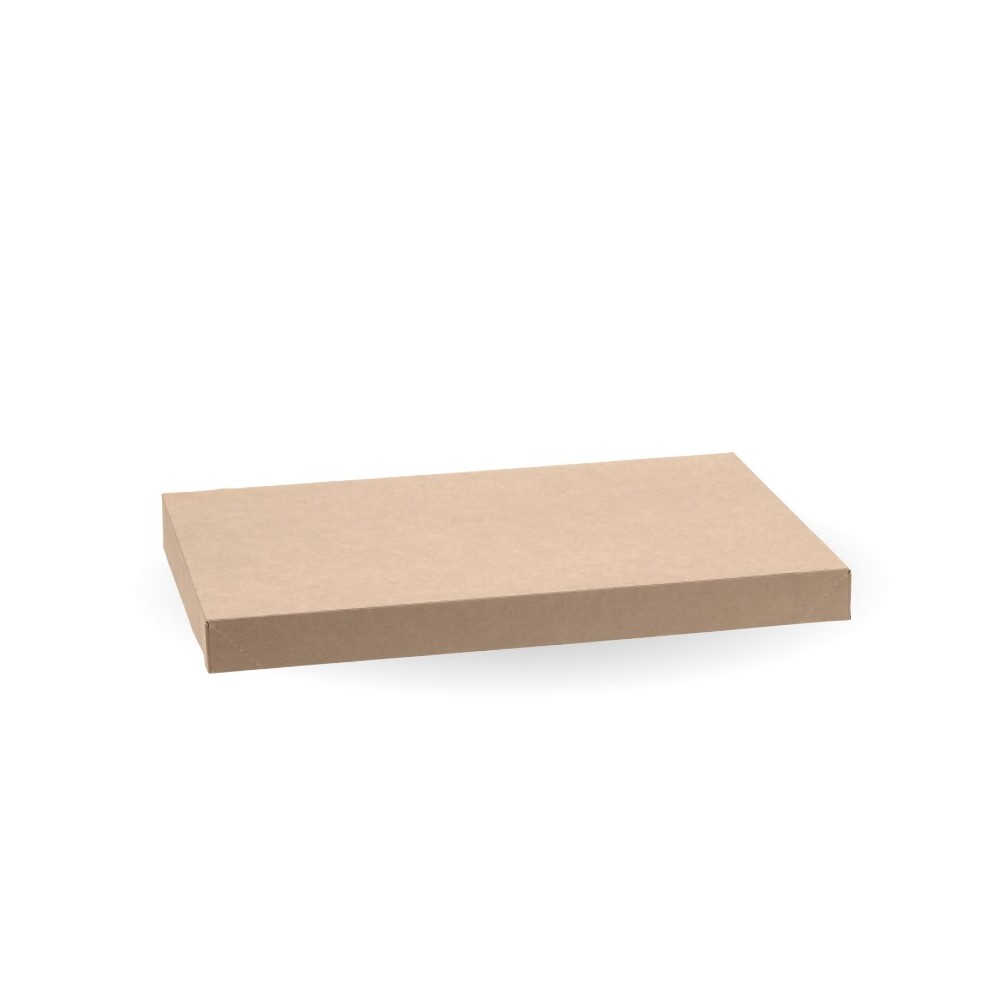 BioBoard Catering Tray  Paper Lid - Medium - FSC Mix - Kraft  100 pcs