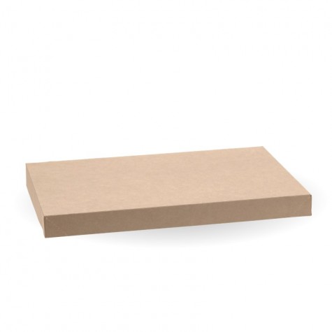 BioBoard Catering Tray  Paper Lid - Medium - FSC Mix - Kraft  100 pcs