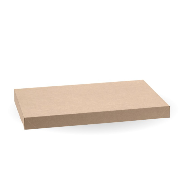BioBoard Catering Tray  Paper Lid - Medium - FSC Mix - Kraft  100 pcs