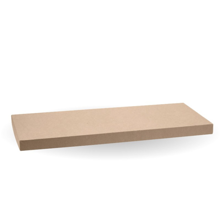BioBoard Catering Tray Paper Lid - Large - FSC Mix - Kraft  50 pcs