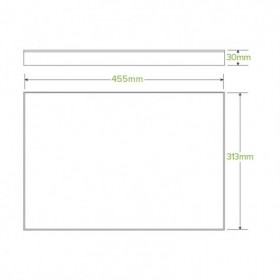 BioBoard Catering Tray Paper Lid - Extra Large - FSC Mix - Kraft  50 pcs
