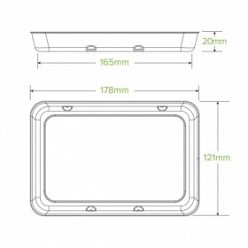 Produce Trays (480g) - Natural  600 pcs