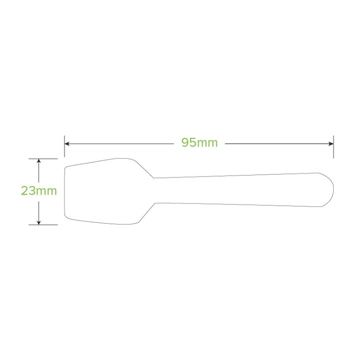 10cm Ice Cream Spoon Wood - FSC 100%  2000 pcs