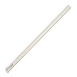 BioStraw - 8mm x 210mm Individually Wrapped Straw - FSC MIX  - white  3000 pcs