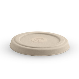 Lid For 90ml and 120ml Sugarcane Sauce Cup - Natural  1000 pcs