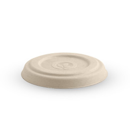 Lid For 60ml Sugarcane Sauce Cup - Natural  1000 pcs