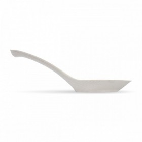 14cm Biodegradable Sugarcane Chinese Spoon - White  1000 pcs