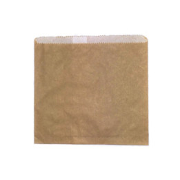 3 Long Brown Double Lined Gerase Proof Paper Bag 265x200   500 pcs