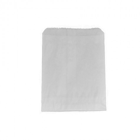 2 Long White Double Lined Gerase Proof Paper Bag 235x175   500 pcs