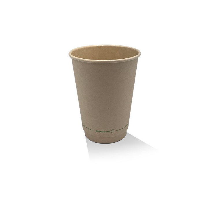 12oz Aqueous Coated Bamboo DW Cup  500 pcs