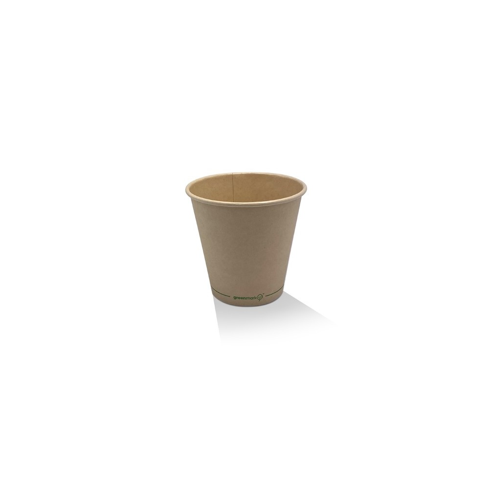 8oz Aqueous Coated Bamboo SW Cup/One -lid -Fits -All  1000 pcs