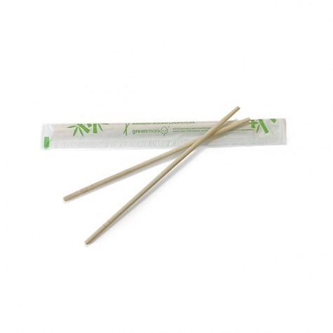 Bamboo round chopstick 4.5x200mm  3000 pcs