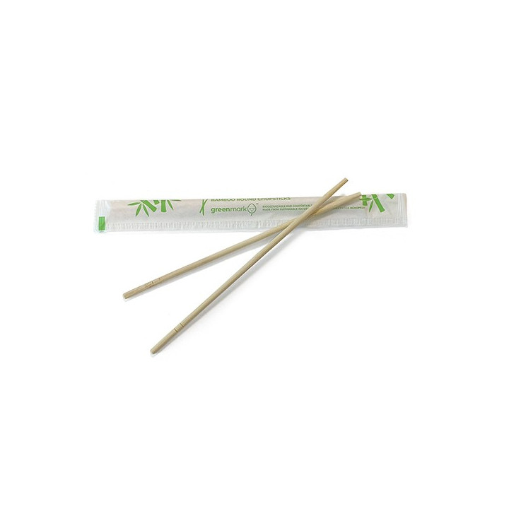 Bamboo round chopstick 4.5x200mm  3000 pcs