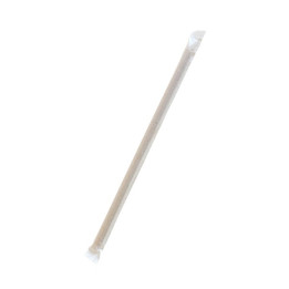 Bamboo Fiber regular straw individually wrapped  4000 pcs