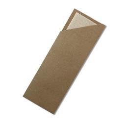 Cutlery Pouch with Bamboo Napkin  1000 pcs