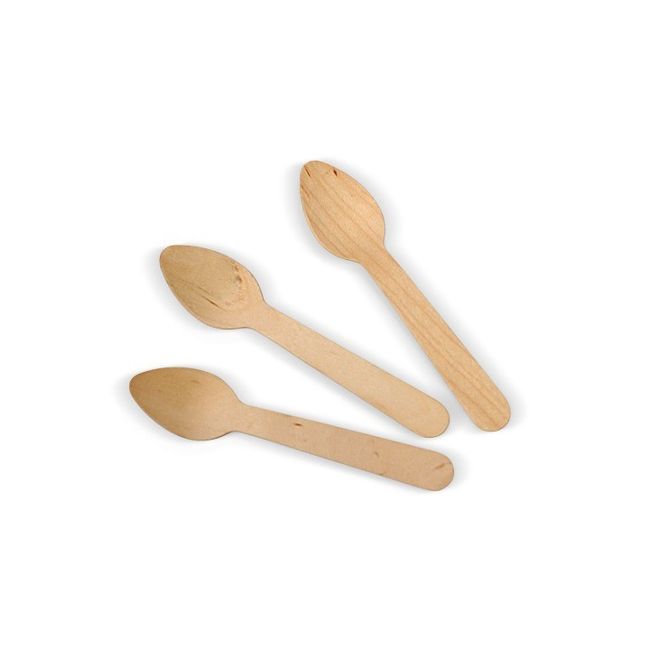 Coated Wooden Tea Spoon  5000 pcs