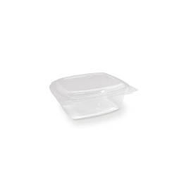 PET Hinged Rectangle container 16oz  300 pcs