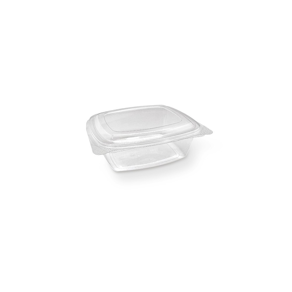 PET Hinged Rectangle container 48oz  200 pcs