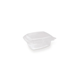 PET Hinged Rectangle container 8oz  300 pcs