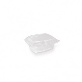 PET Hinged Rectangle container 8oz  300 pcs