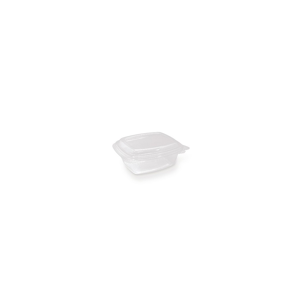 PET Hinged Rectangle container 8oz  300 pcs