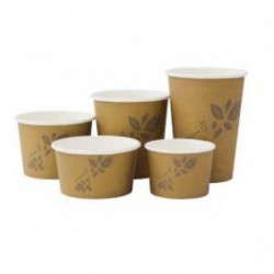 8oz Hot & Cold Paper Cup Made from Plants