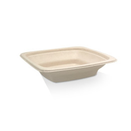 Square Container Sugarcane Natural16oz  300 pcs