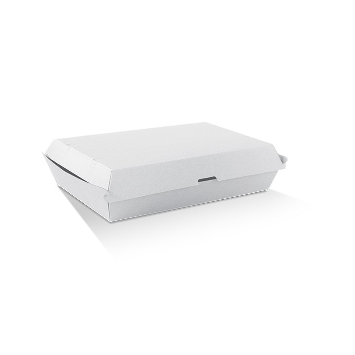Family Pack/White Corrugated /Plain  100 pcs