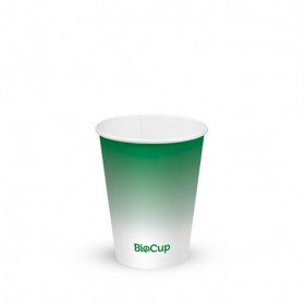 280ml / 8oz (80mm) Cold Paper BioCups - green fade  1000 pcs