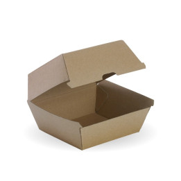 Large Burger BioBoard Box - FSC Mix - 150 per Carton - kraft  150 pcs