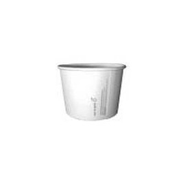16oz Hot & Cold Paper Cup White Made from Plants