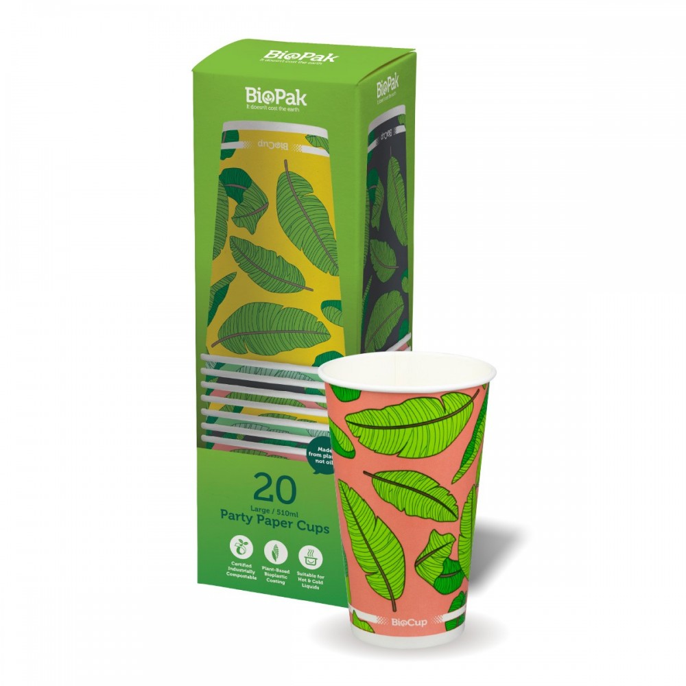 510ml /16oz Paper Cold Cups - 20pk  100 pcs