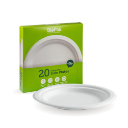 18cm Plates - 20pk - White  140 pcs