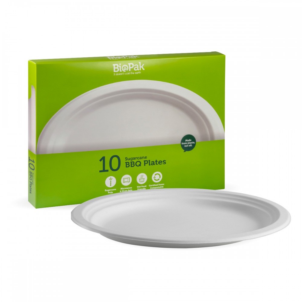 41cm Plates - 10pk - White  50 pcs