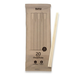 21cm Chopsticks - 20 x 8 per pack FSC 100% certified birchwood  160 pcs