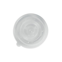 Flat Lids for 12 to 32oz Bowl - No Hole - Hot & Cold use (PP)  500 pcs