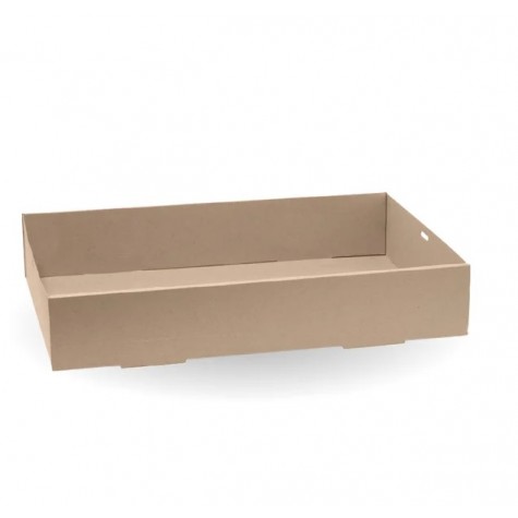 BioBoard Catering Tray - Extra Large - FSC Recycled - Kraft  50 pcs