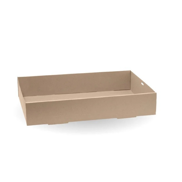 BioBoard Catering Tray - Extra Large - FSC Recycled - Kraft  50 pcs