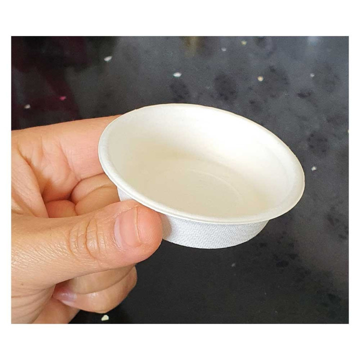 Sample Cup - Sugarcane Bagasse Compostable 1oz (29.57ml)  2000 pcs