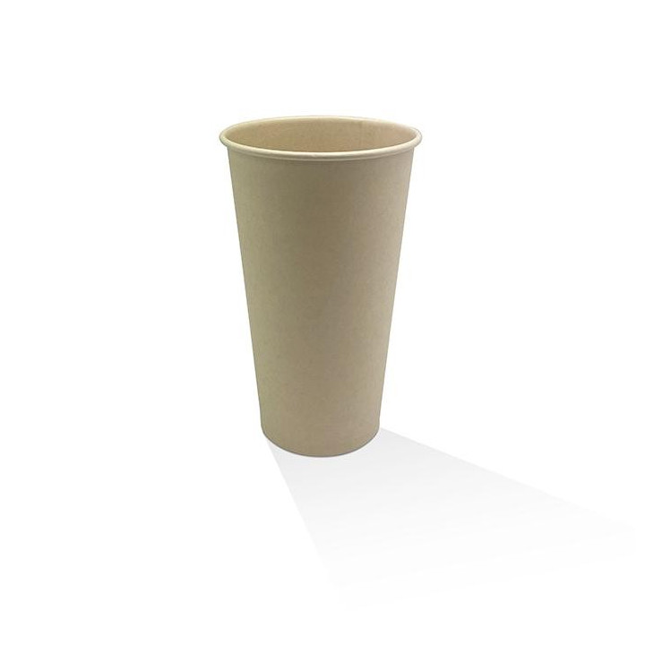 24oz Cold Drink/Milkshake Bamboo Paper Cup With PE Lining  500 pcs