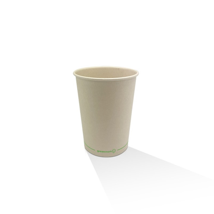 16oz BioPBS Cold Drink/Milkshake Bamboo Paper Cup Compostable  1000 pcs