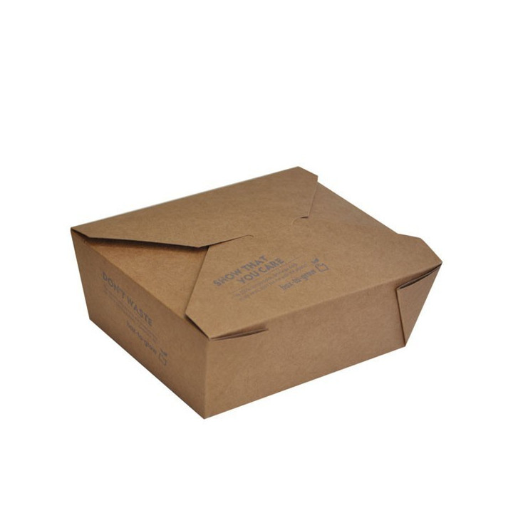 Lunch / Noodle Box Brown PLA / MEDIUM (1000ml)  200 pcs