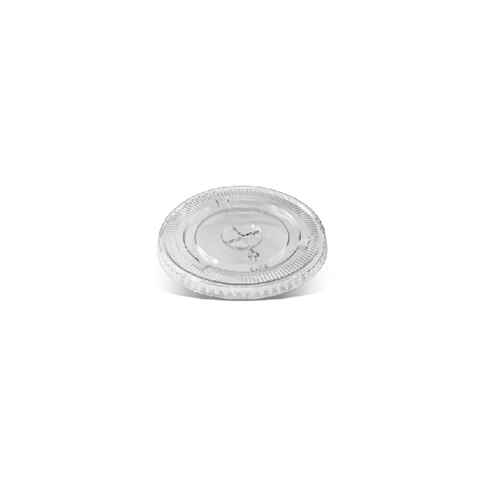 Clear PLA Flat Lid with X slot  1000 pcs
