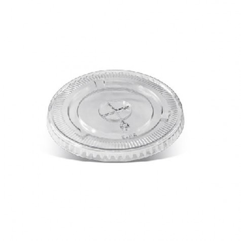 Clear PLA Flat Lid with X slot  1000 pcs